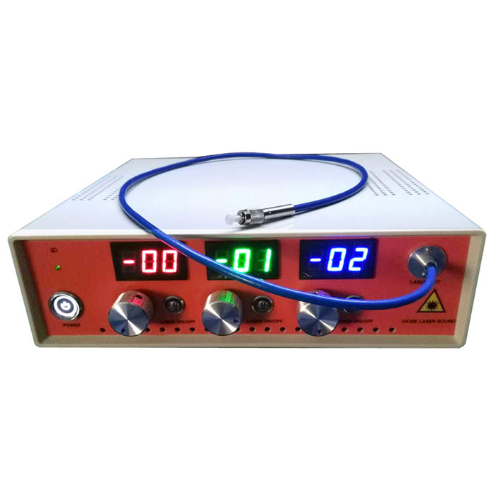 High Power Synthetic Laser 638nm 1W/808nm 15W/980nm 20W 3N1 Fiber Coupled Laser - Click Image to Close